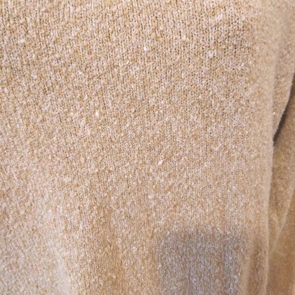 COLUMBIA | Women's Knit V Neck Sweater Tan Size Small - Picture 4 of 10